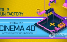 C4D趣味工厂动画实例制作视频教程