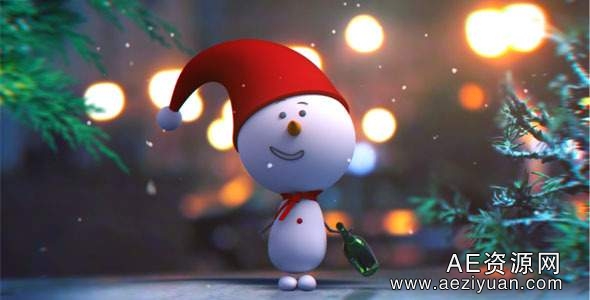 2015新年圣诞祝福介绍卡通雪人AE模板 VideoHive Snowman Intro圣诞祝福,介绍,卡通,雪人,snowman - AE资源网 www.aeziyuan.com