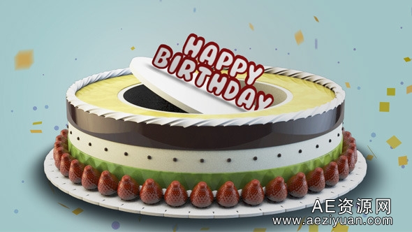 生日蛋糕庆生动画AE模板Videohive Happy Birthday!可以采用IP方法调用,一台机器挂掉,CURLOPT_URL,CURLOPT_HEADER,CURLOPT_POST - AE资源网 www.aeziyuan.com