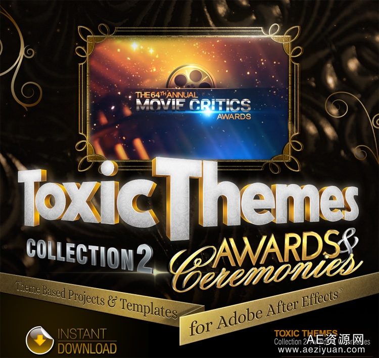 DJ精美颁奖典礼AE模板合辑Vol.2 Themes Collection 2 Awards &amp; Ceremonies精美,颁奖典礼,合辑,collection - AE资源网 www.aeziyuan.com