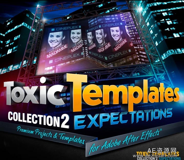 《DJ超强Toxic系列AE模板合辑Vol.2》Templates Collection 2 Expectations超强,系列,合辑,templates,collection - AE资源网 www.aeziyuan.com