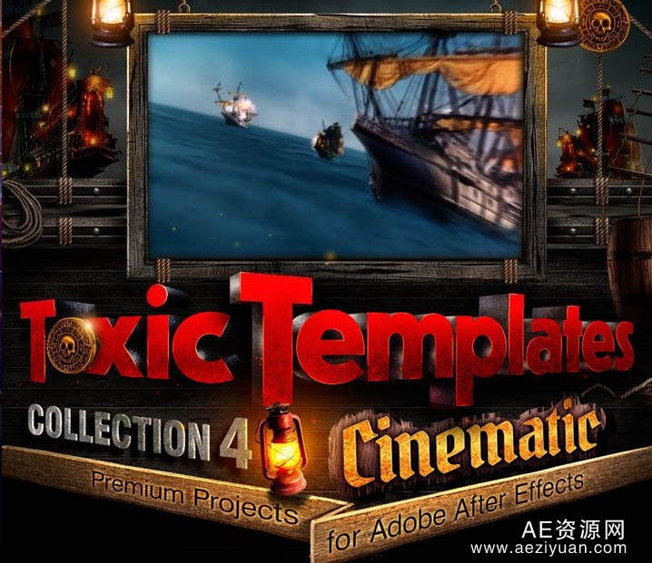 《DJ超强Toxic系列AE模板合辑Vol.4》Templates Collection 4 Cinematic超强,系列,合辑,templates,collection - AE资源网 www.aeziyuan.com