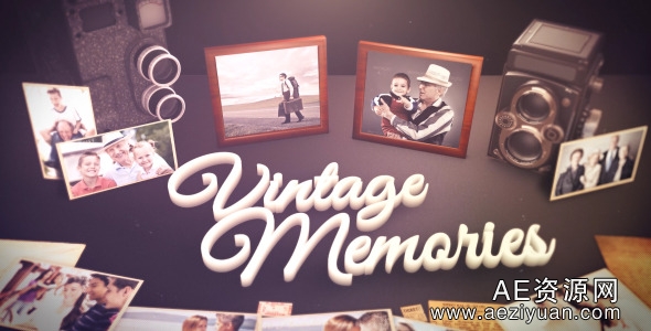 复古记忆风格相册展示AE模板Videohive Vintage Unique Moments复古,风格,相册,展示,vintage - AE资源网 www.aeziyuan.com