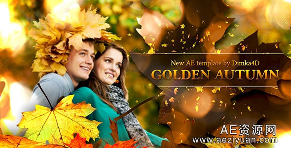 金秋落叶相框AE相册AE模板Videohive Golden Autumn金秋,相册,golden,autumn - AE资源网 www.aeziyuan.com