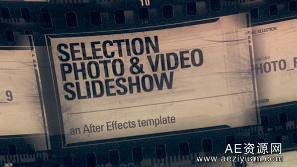 复古影格图片幻灯展示AE模板Videohive Selection Photo &amp; Video (Slideshow)可以采用IP方法调用,一台机器挂掉,CURLOPT_URL,CURLOPT_HEADER,CURLOPT_POST - AE资源网 www.aeziyuan.com