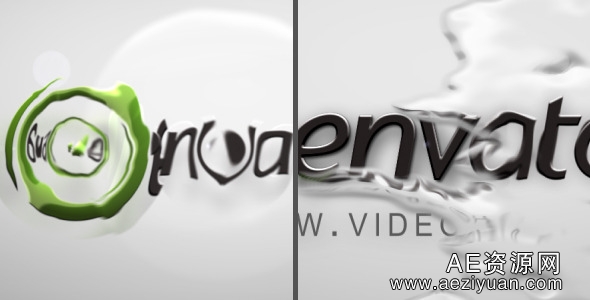 水波纹散开logo展示AE模板Videohive Abstract Water Drops Logo RevealAE资源网,Videohive,AE模板,AE工程,AE源文件 - AE资源网 www.aeziyuan.com