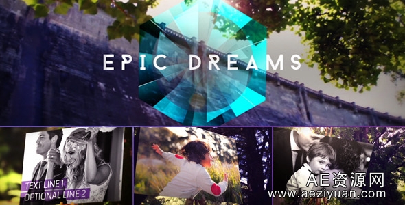 户外树林浪漫梦幻相册AE模板Videohive Epic Dreams Gallery户外,梦幻,相册,dreams,gallery - AE资源网 www.aeziyuan.com