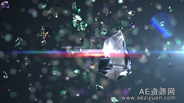 钻石飘动照片展示AE模板Videohive Diamonds Explosion Logo Reveal钻石,飘动,照片,展示,diamonds - AE资源网 www.aeziyuan.com