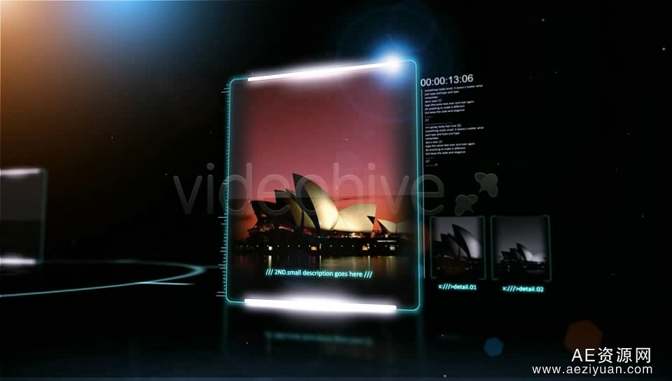 富有现代科技感的空间展示AE模板Videohive Glass Gallery富有,现代科技,科技感,glass,gallery - AE资源网 www.aeziyuan.com