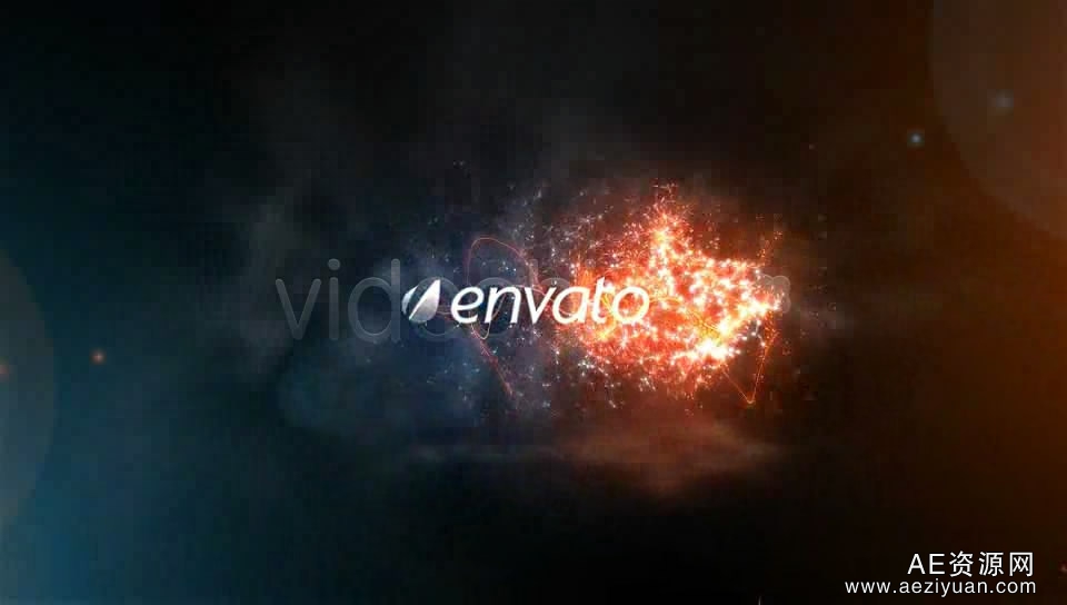 火焰粒子线条LOGO演绎动画展示AE模板Videohive FireString Logo火焰,粒子,线条,演绎,动画 - AE资源网 www.aeziyuan.com