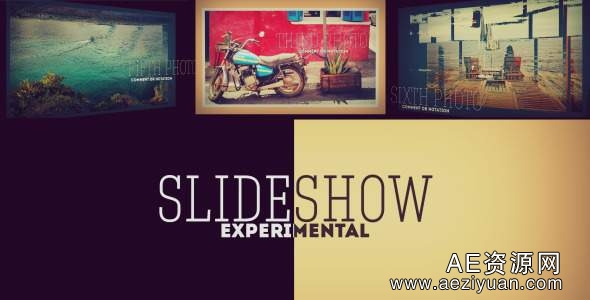 3D重叠效果照片幻灯片展示AE模板Videohive Experimental 3D Photo Slideshow重叠,效果,照片,幻灯片,展示 - AE资源网 www.aeziyuan.com