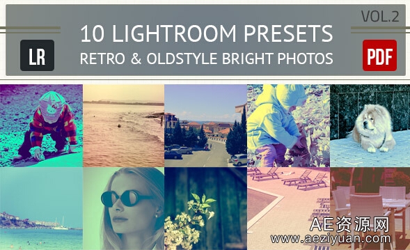 10 Oldstyle Lightroom Presets Vol.2 怀旧色彩Lightroom预设lightroom,怀旧,色彩,预设 - AE资源网 www.aeziyuan.com