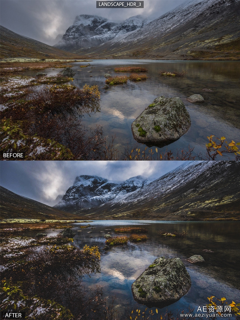 6款风景必备DHR Lightroom预设（6 HDR Landscape Pro Presets）可以采用IP方法调用,一台机器挂掉,CURLOPT_URL,CURLOPT_HEADER,CURLOPT_POST - AE资源网 www.aeziyuan.com