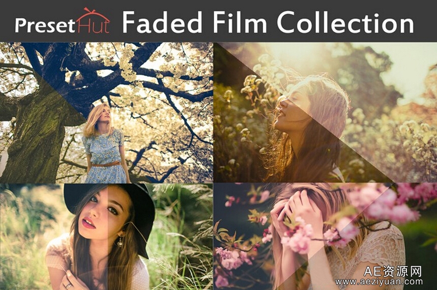 30高级褪色的电影Lightroom预设合集 Faded Film Collection高级,电影,lightroom,预设,合集 - AE资源网 www.aeziyuan.com