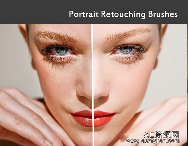 皮肤/肖像精修润饰Lightroom笔刷预设LR Portrait Retouching Brushes皮肤,肖像,精修,润饰,lightroom - AE资源网 www.aeziyuan.com