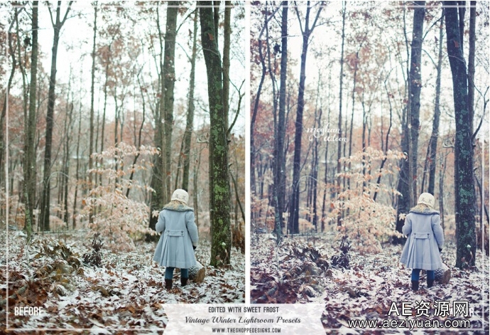 怀旧冬天Lightroom预设迷你集 Vintage Winter Lightroom Presets Mini Set怀旧,冬天,lightroom,预设,迷你 - AE资源网 www.aeziyuan.com