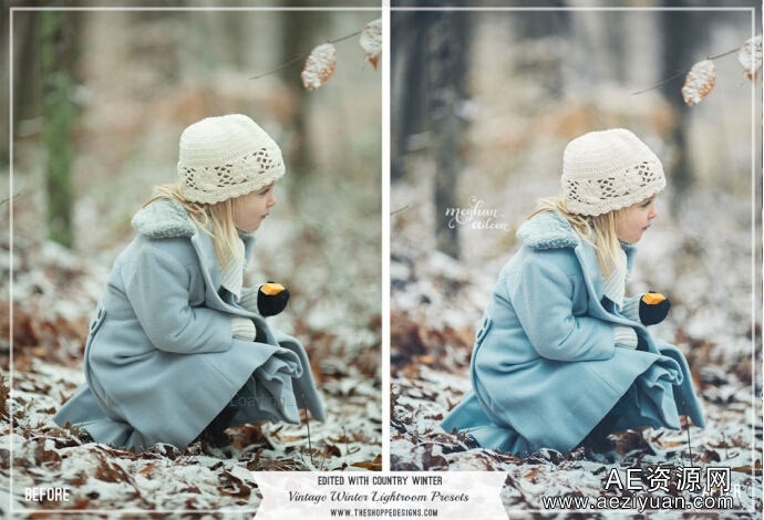 怀旧冬天Lightroom预设迷你集 Vintage Winter Lightroom Presets Mini Set怀旧,冬天,lightroom,预设,迷你 - AE资源网 www.aeziyuan.com