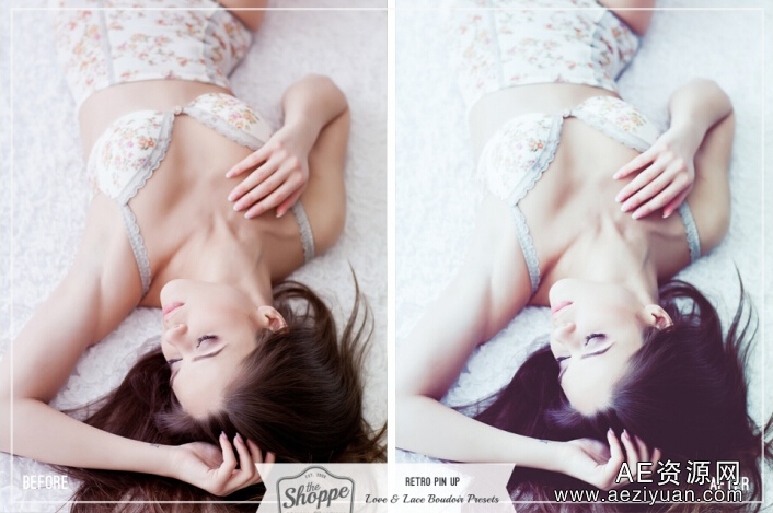 写真爱&amp;花边闺房Lightroom预设 Love &amp; Lace Boudoir Lightroom Presets写真,真爱 - AE资源网 www.aeziyuan.com