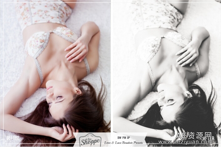 写真爱&amp;花边闺房Lightroom预设 Love &amp; Lace Boudoir Lightroom Presets写真,真爱 - AE资源网 www.aeziyuan.com