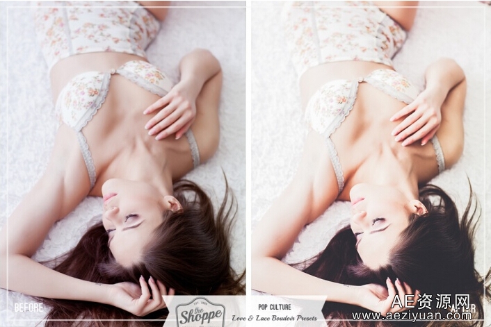 写真爱&amp;花边闺房Lightroom预设 Love &amp; Lace Boudoir Lightroom Presets写真,真爱 - AE资源网 www.aeziyuan.com