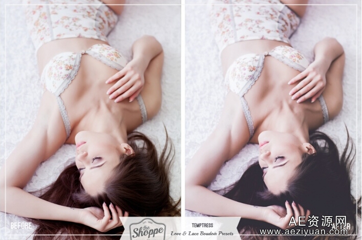 写真爱&amp;花边闺房Lightroom预设 Love &amp; Lace Boudoir Lightroom Presets写真,真爱 - AE资源网 www.aeziyuan.com