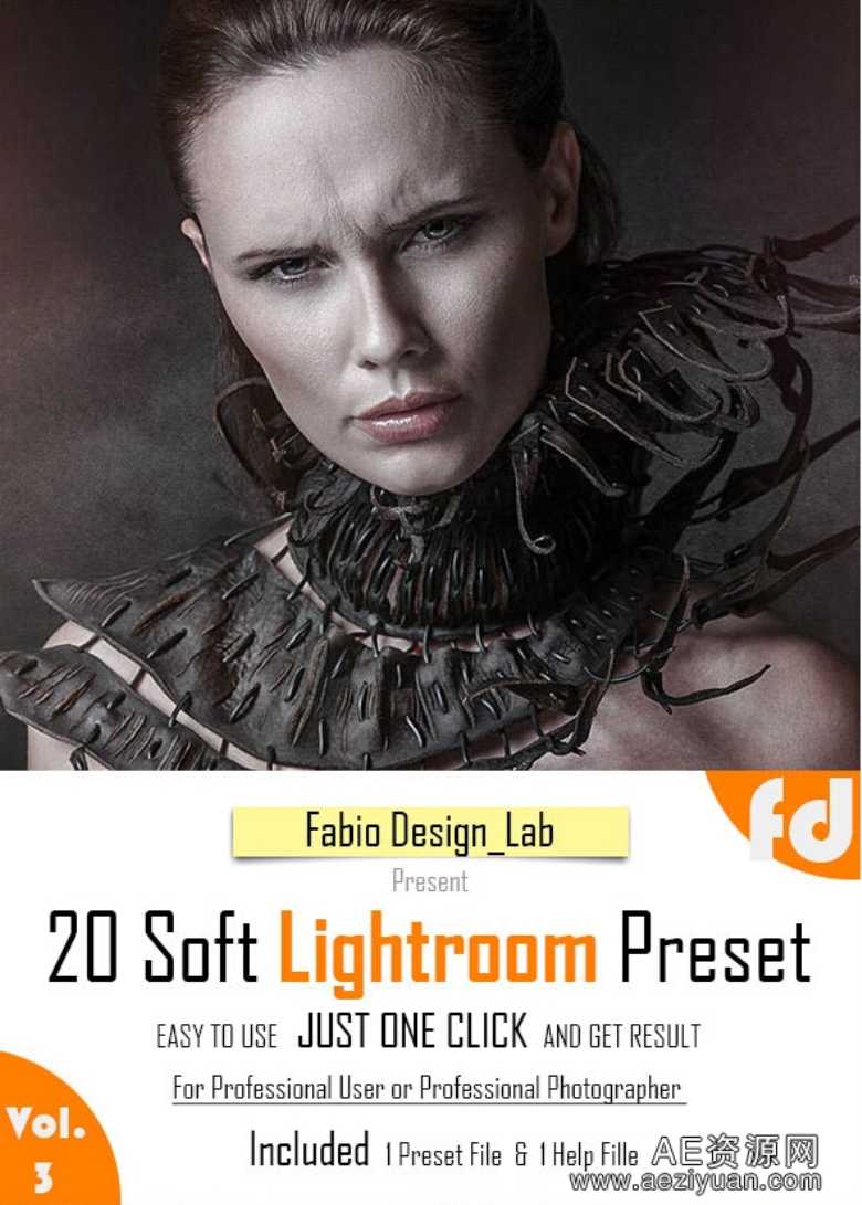 20款高质量Lightroom预设包 20 Soft Lightroom Preset Vol.3lightroom,预设 - AE资源网 www.aeziyuan.com