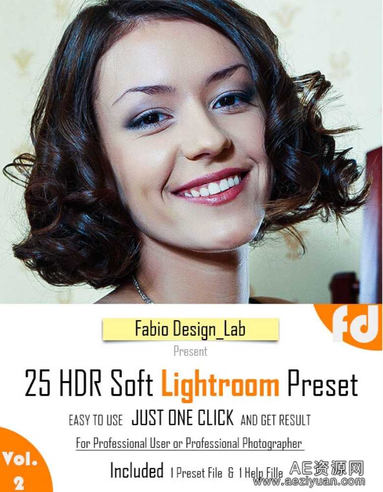 25 HDR Lightroom预设 25 HDR Soft Lightroom Preset Vol.2lightroom,预设 - AE资源网 www.aeziyuan.com