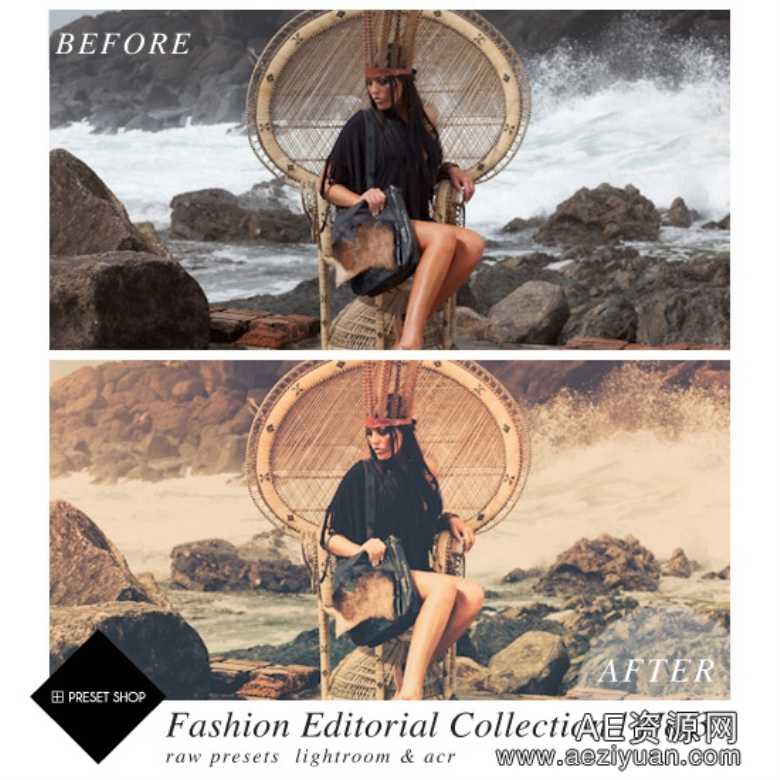 时尚编辑Lightroom预设集合 Fashion Editorial Presets Collection Lr+Acrlightroom,预设,集合,fashion,editorial - AE资源网 www.aeziyuan.com