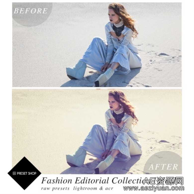 时尚编辑Lightroom预设集合 Fashion Editorial Presets Collection Lr+Acrlightroom,预设,集合,fashion,editorial - AE资源网 www.aeziyuan.com