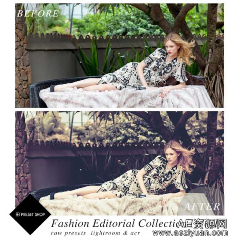 时尚编辑Lightroom预设集合 Fashion Editorial Presets Collection Lr+Acrlightroom,预设,集合,fashion,editorial - AE资源网 www.aeziyuan.com