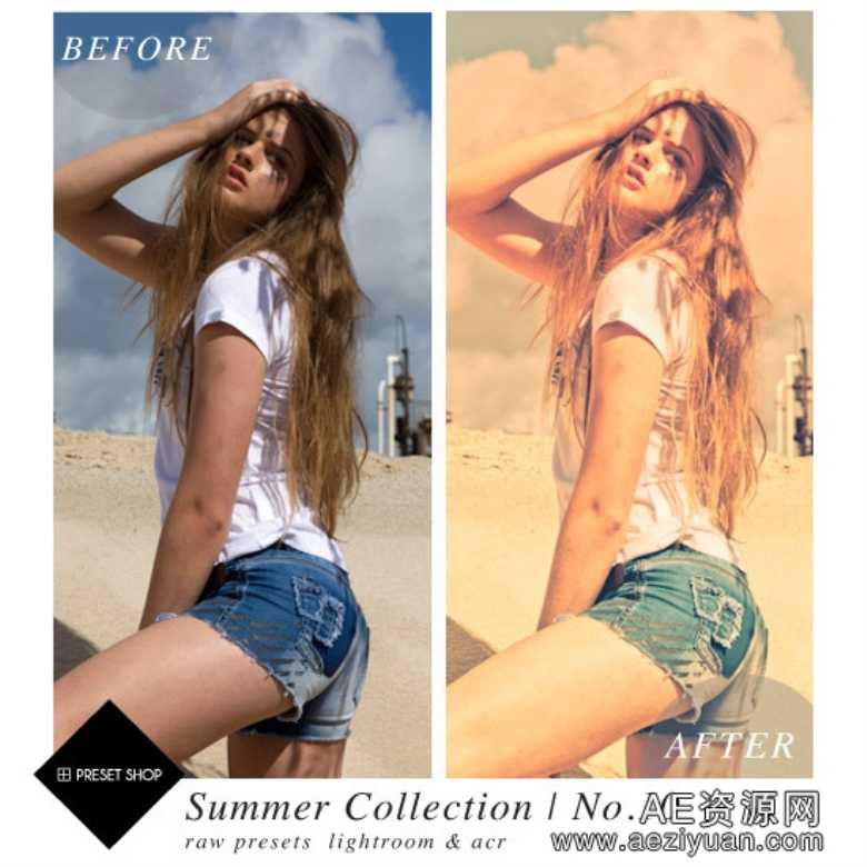 夏日预设Lightroom预设集合 +PS Summer Sun Presets Collection for Lightroom夏日,预设,lightroom,集合,summer - AE资源网 www.aeziyuan.com