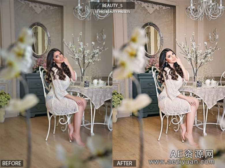 欧美唯美Lightroom预设 15 Pro Beauty Presets欧美,唯美,lightroom,预设,beauty - AE资源网 www.aeziyuan.com