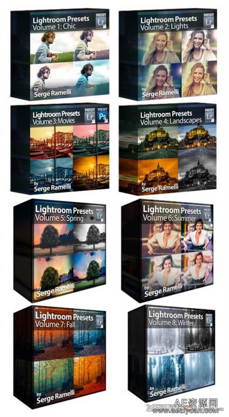 8套Lightroom精品预设包Photoserge – Lightroom Presets可以采用IP方法调用,一台机器挂掉,CURLOPT_URL,CURLOPT_HEADER,CURLOPT_POST - AE资源网 www.aeziyuan.com