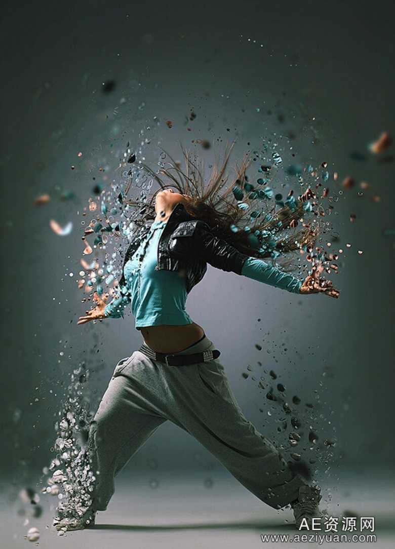 超酷分散碎片打散效果PS动作NO2(Dispersion 2 Photoshop Actions)超酷,分散,碎片,打散,效果 - AE资源网 www.aeziyuan.com