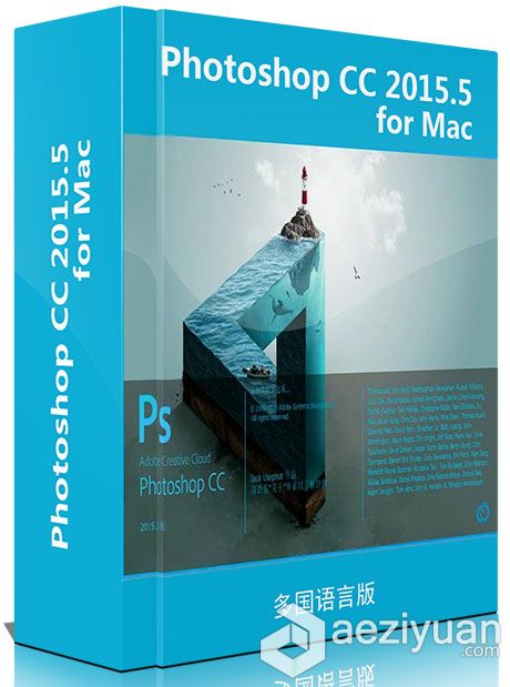 Adobe Photoshop CC 2015.5 for Mac 17.0 最新中文破解版下载Photoshop,破解版下载,Adobe,中文 - AE资源网 www.aeziyuan.com