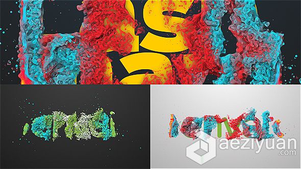 多彩珊瑚质感特效Logo演绎动画AE模板 Videohive Coral Logo多彩,珊瑚,质感,特效,演绎 - AE资源网 www.aeziyuan.com