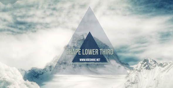 经典图形横栏标题动画AE模板 Videohive Shape Lower Third经典,图形,横栏,标题,动画 - AE资源网 www.aeziyuan.com