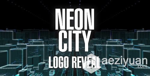 霓虹灯城市Logo演绎动画AE模板 Videohive Neon City Logo Reveal霓虹灯,城市,演绎,动画,logo - AE资源网 www.aeziyuan.com