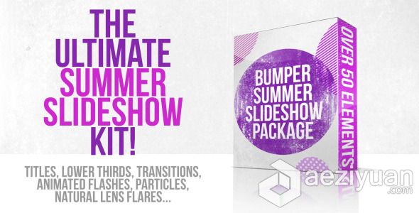 夏季主题艺术特效包装动画AE模板 Videohive Bumper Summer Slideshow Package可以采用IP方法调用,一台机器挂掉,CURLOPT_URL,CURLOPT_HEADER,CURLOPT_POST - AE资源网 www.aeziyuan.com