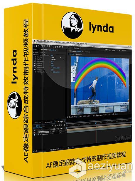 AE稳定跟踪合成特效制作视频教程After Effects Compositing Essentials Tracking a...稳定,跟踪,合成,after,effects - AE资源网 www.aeziyuan.com