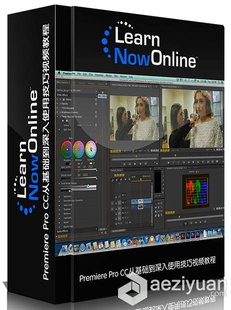 Premiere Pro CC从基础到深入使用技巧视频教程LearnNowOnline Premiere Pro CC In ...premiere,基础,深入,使用技巧 - AE资源网 www.aeziyuan.com