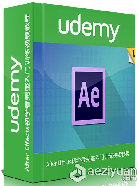 After Effects初学者完整入门训练视频教程Udemy After Effects for Beginners Comp...after,effects,完整,入门,训练 - AE资源网 www.aeziyuan.com