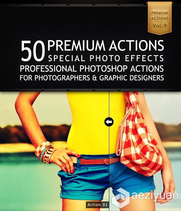 50套超酷PS调色动作 Graphicriver 50 Premium Actions超酷,动作,premium,actions - AE资源网 www.aeziyuan.com