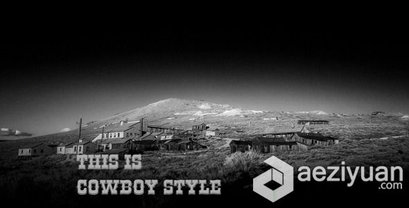 西部牛仔风格展示动画AE模板 Videohive Cowboy Style Opener西部牛仔风,风格,展示,动画,cowboy - AE资源网 www.aeziyuan.com