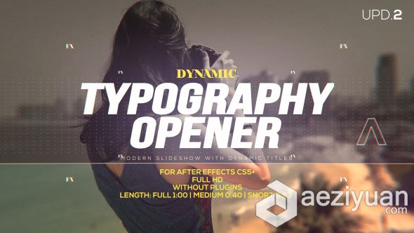 极简强烈风格化包装动画AE模板 Videohive Dynamic Typography Opener风格化,包装,动画,dynamic,typography - AE资源网 www.aeziyuan.com