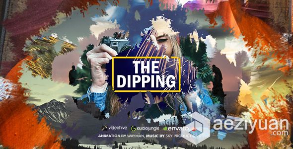 墨迹浸渍展示动画AE模板 The Dipping - Parallax Slideshow墨迹,浸渍,展示,动画 - AE资源网 www.aeziyuan.com