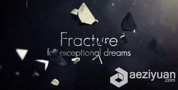 破碎断裂风格包装动画AE模板 Videohive Fracture破碎,风格,包装,动画,ae模板 - AE资源网 www.aeziyuan.com