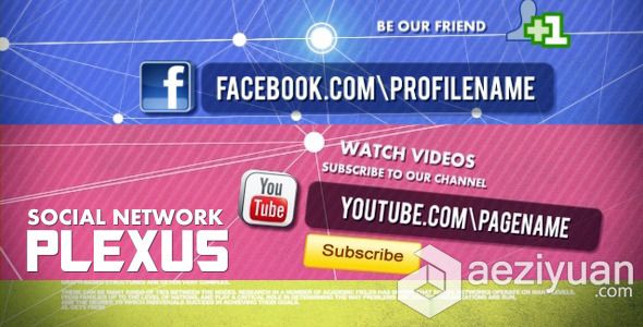 社交网络包装动画展示AE模板 Videohive Social Network cs5社交网络,包装,展示,social,network - AE资源网 www.aeziyuan.com