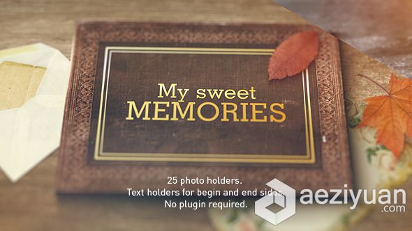 复古浪漫生活相册动画AE模板 Videohive old memories album gallery浪漫生活,相册,动画,memories,album - AE资源网 www.aeziyuan.com