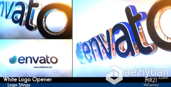 遮罩式Logo演绎动画AE模板Videohive White Logo Openerlogo,演绎,动画,white - AE资源网 www.aeziyuan.com